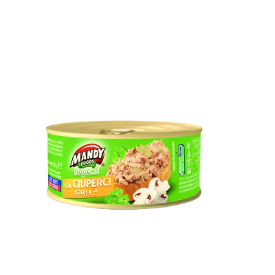 MANDY Pate Vegetal Ciuperci 6 x 120 g - WALTI