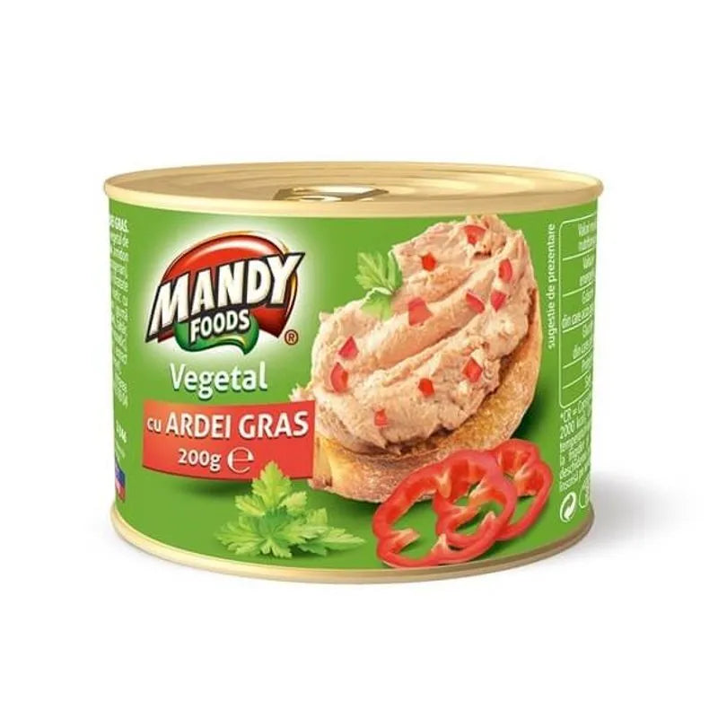 MANDY Pate Vegetal Ardei 200 g - WALTI