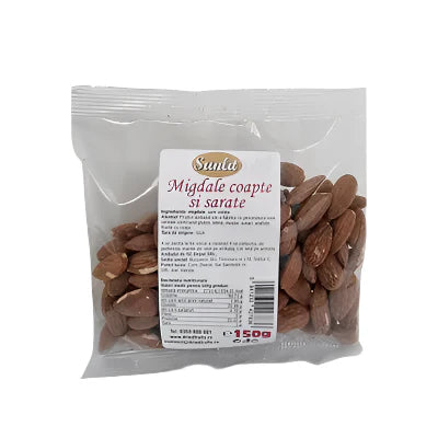 SUNLIT Migdale Coapte si Sarate 150 g - WALTI