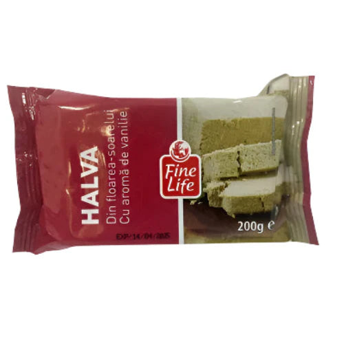 Fine Life Halva Floarea Soarelui Vanilie 200 g - WALTI