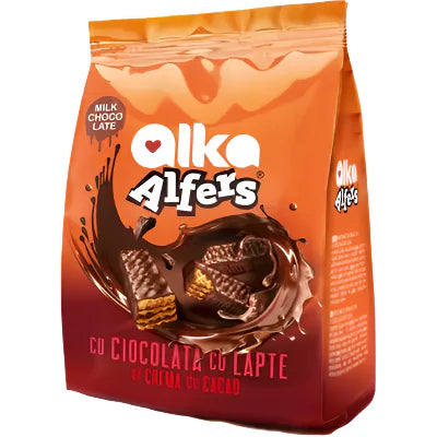 ALFERS Napolitane Crema Cacao si Glazurate 180 g - WALTI