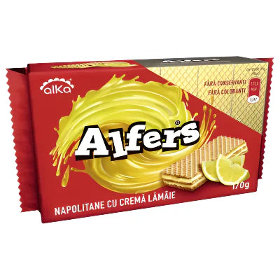ALFERS Napolitane Crema Lamaie 170 g - WALTI