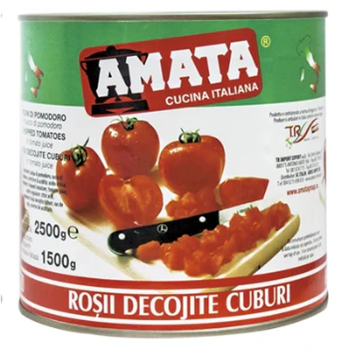 AMATA Rosii Decojite Cuburi 2,5 Kg