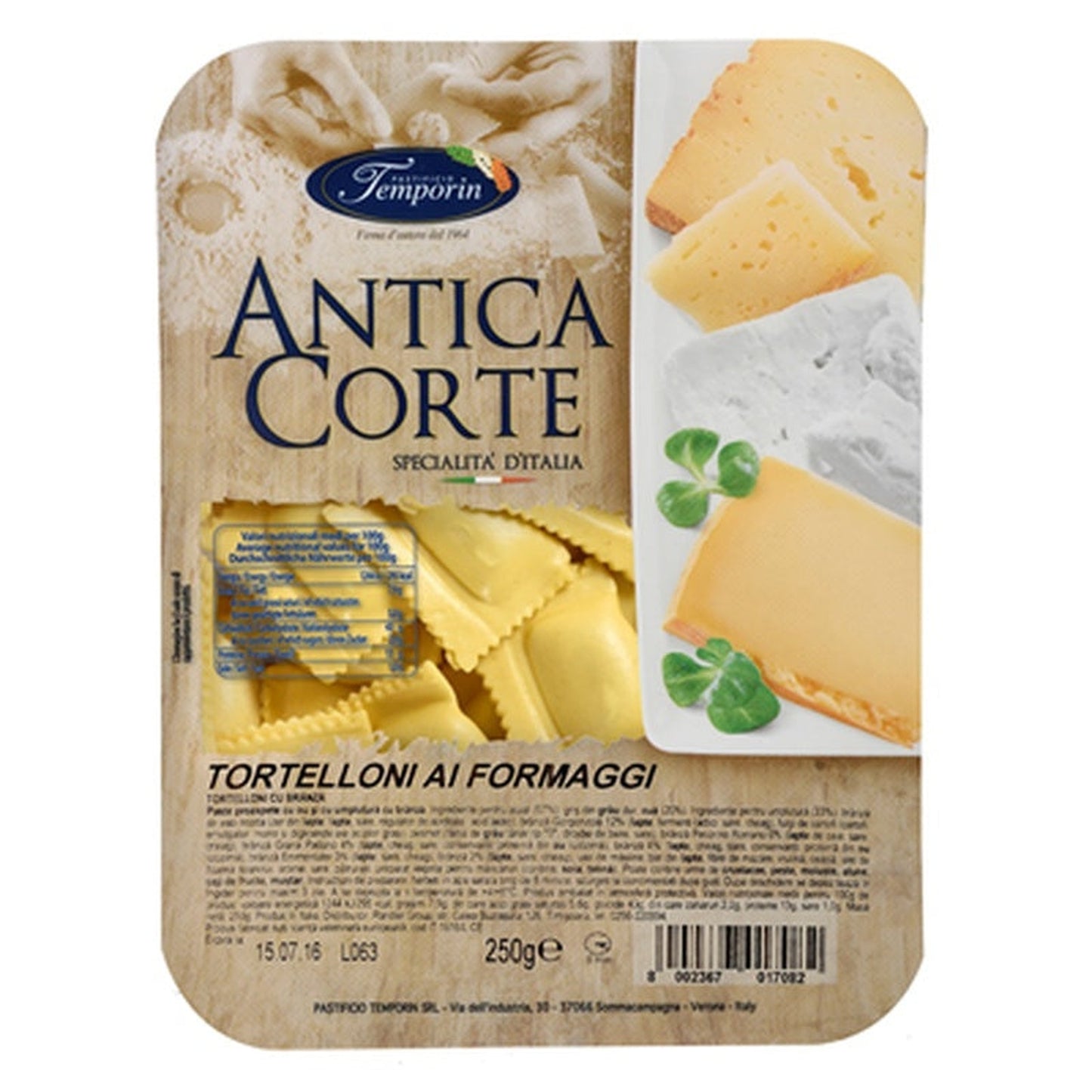 ANTICA Corte Paste Tortelloni Ai Formaggi 250 g