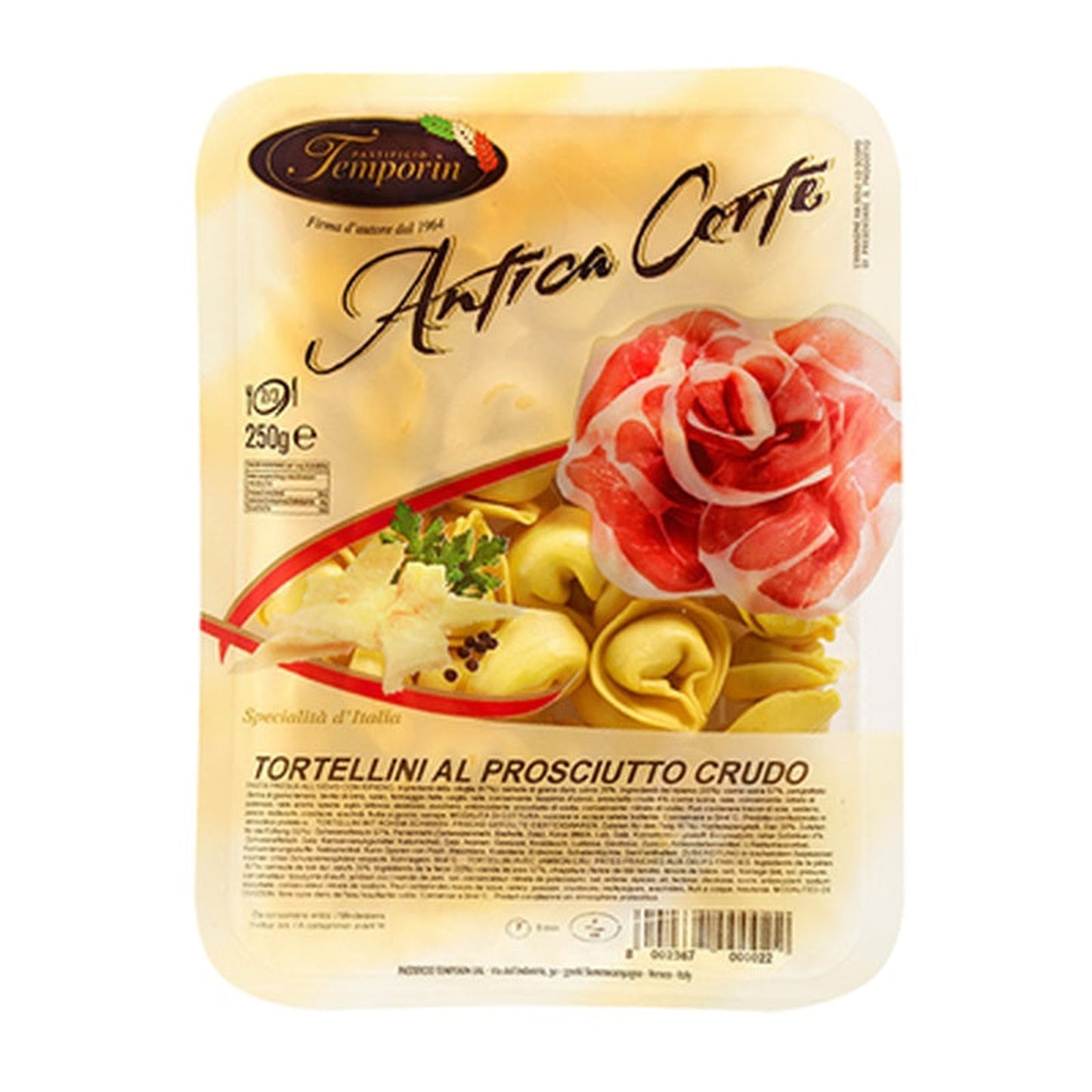ANTICA Paste Tortellini cu Jambon Crud 250 g