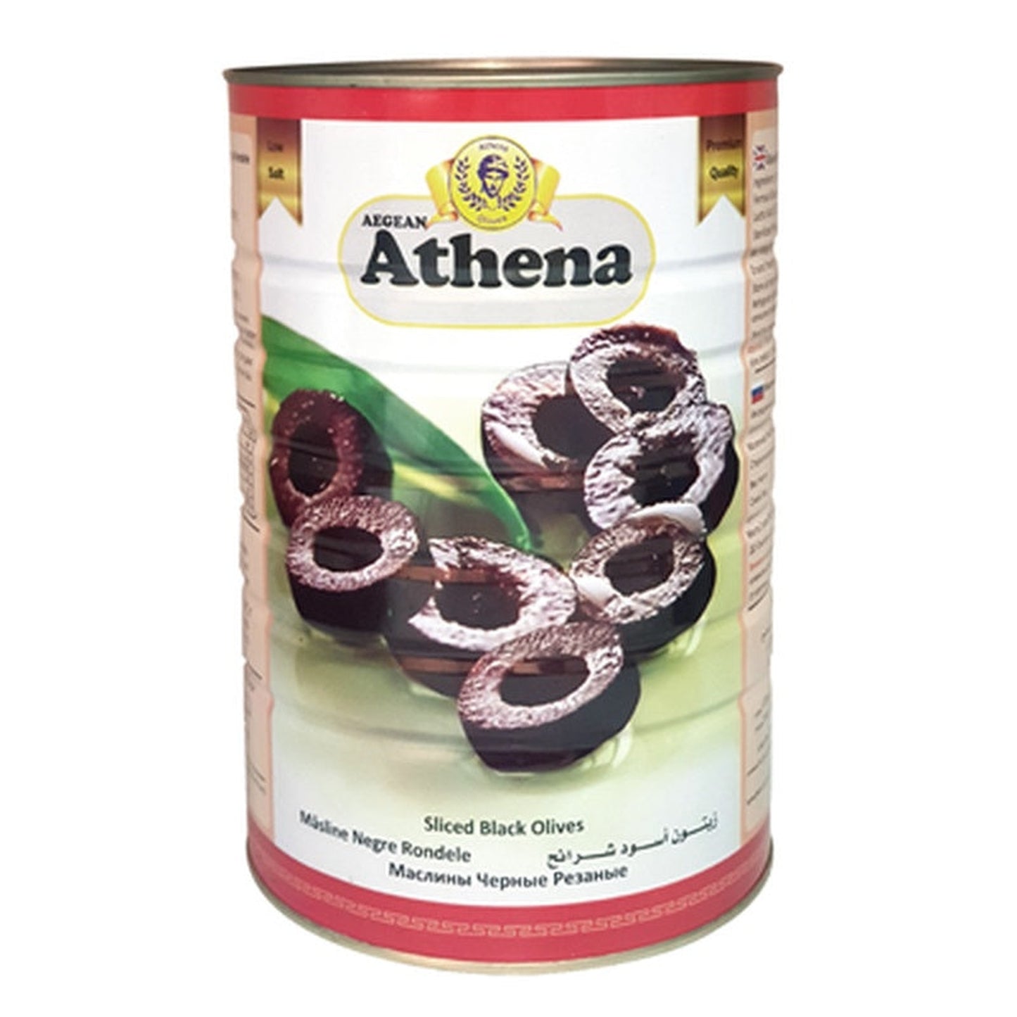ATHENA Masline Negre Felii Calibru 180-200 2 Kg