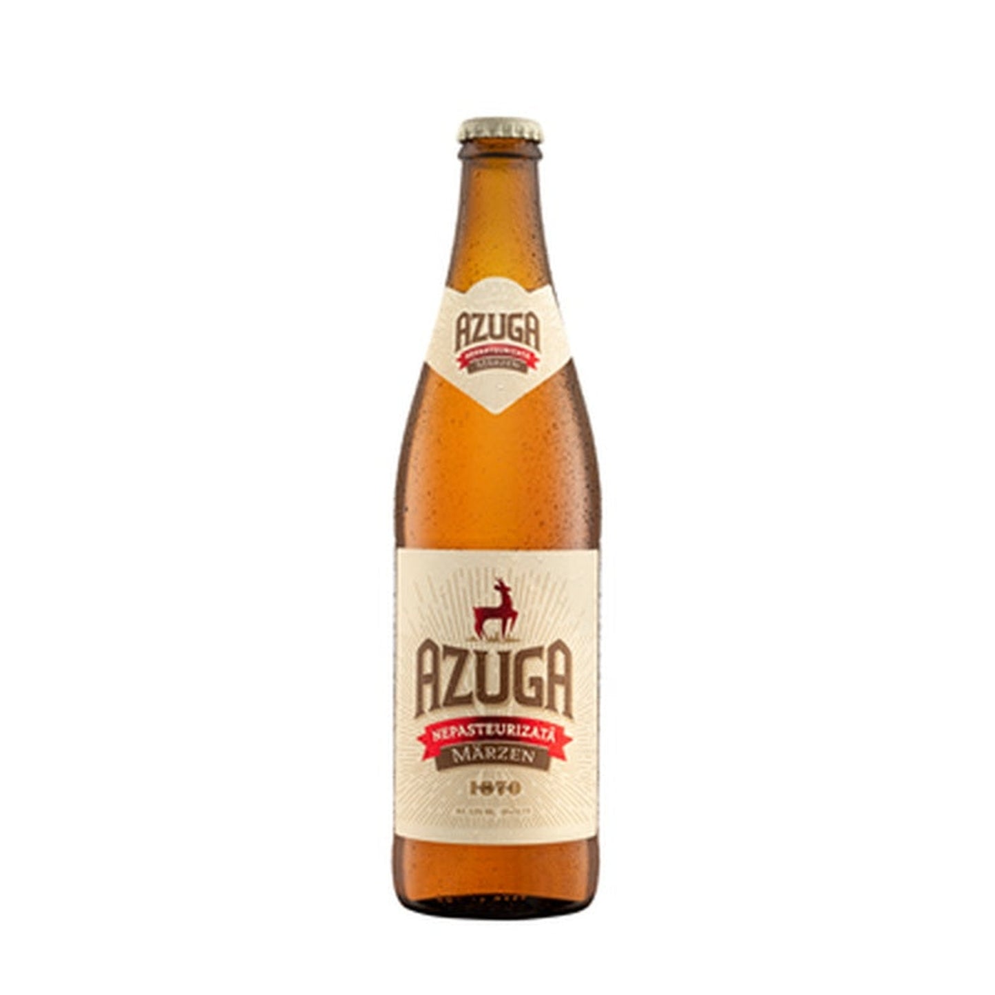 AZUGA Bere Nepasteurizata Sticla Nereturnabil SGR 0,5 L