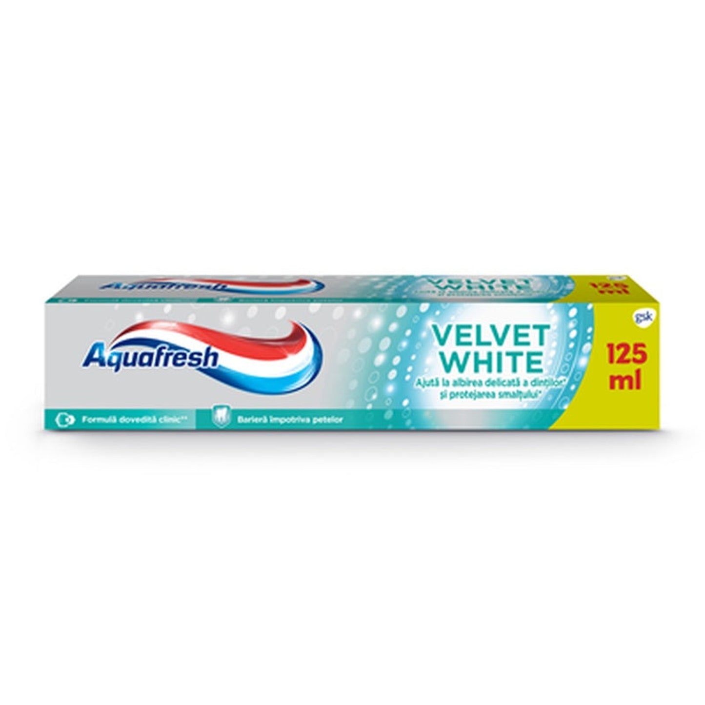 Aquafresh Alb Catifelat Pasta de Dinti 125 ml