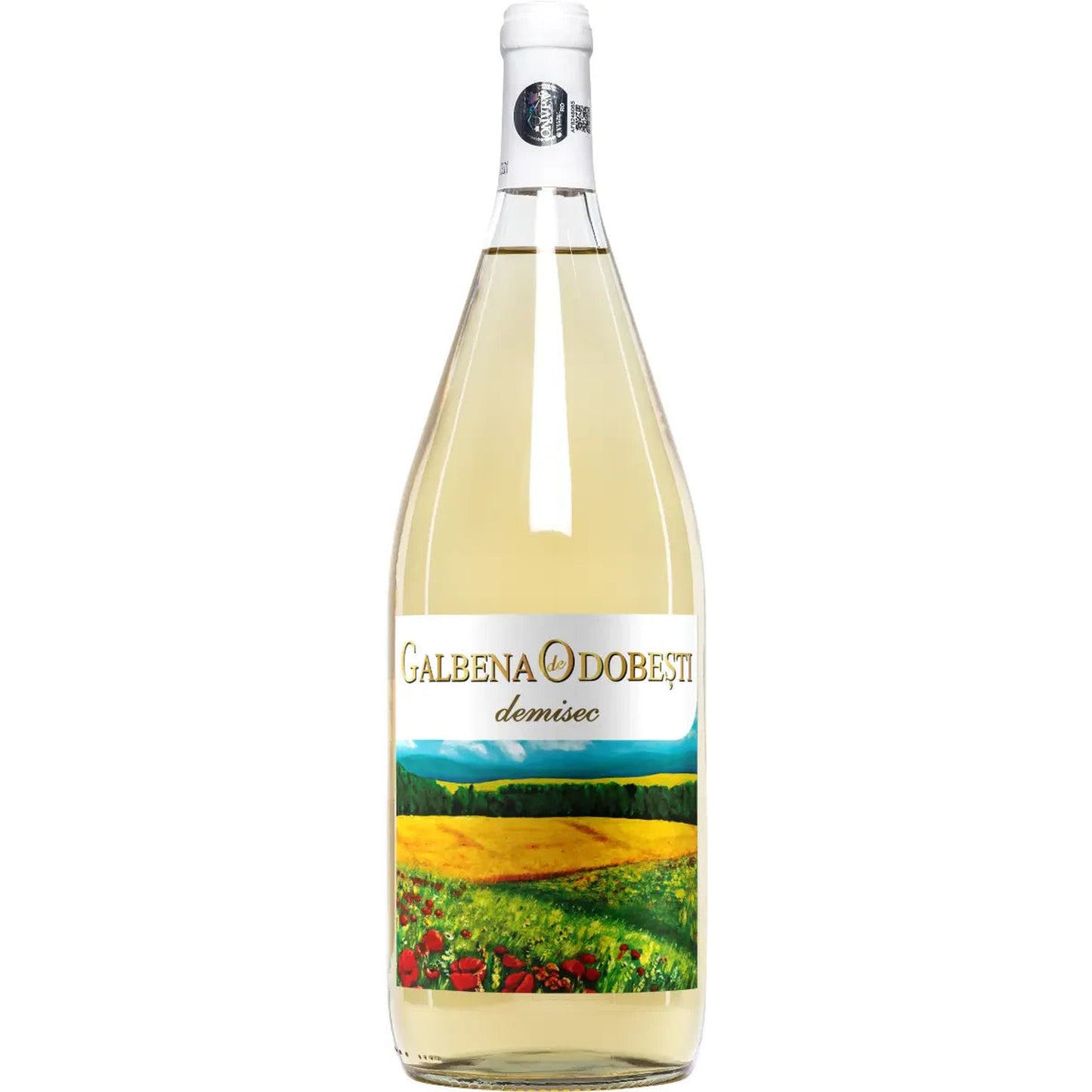 BECIUL DOMNESC GALBENA ODOBESTI Vin Alb Demisec SGR 0,75 L