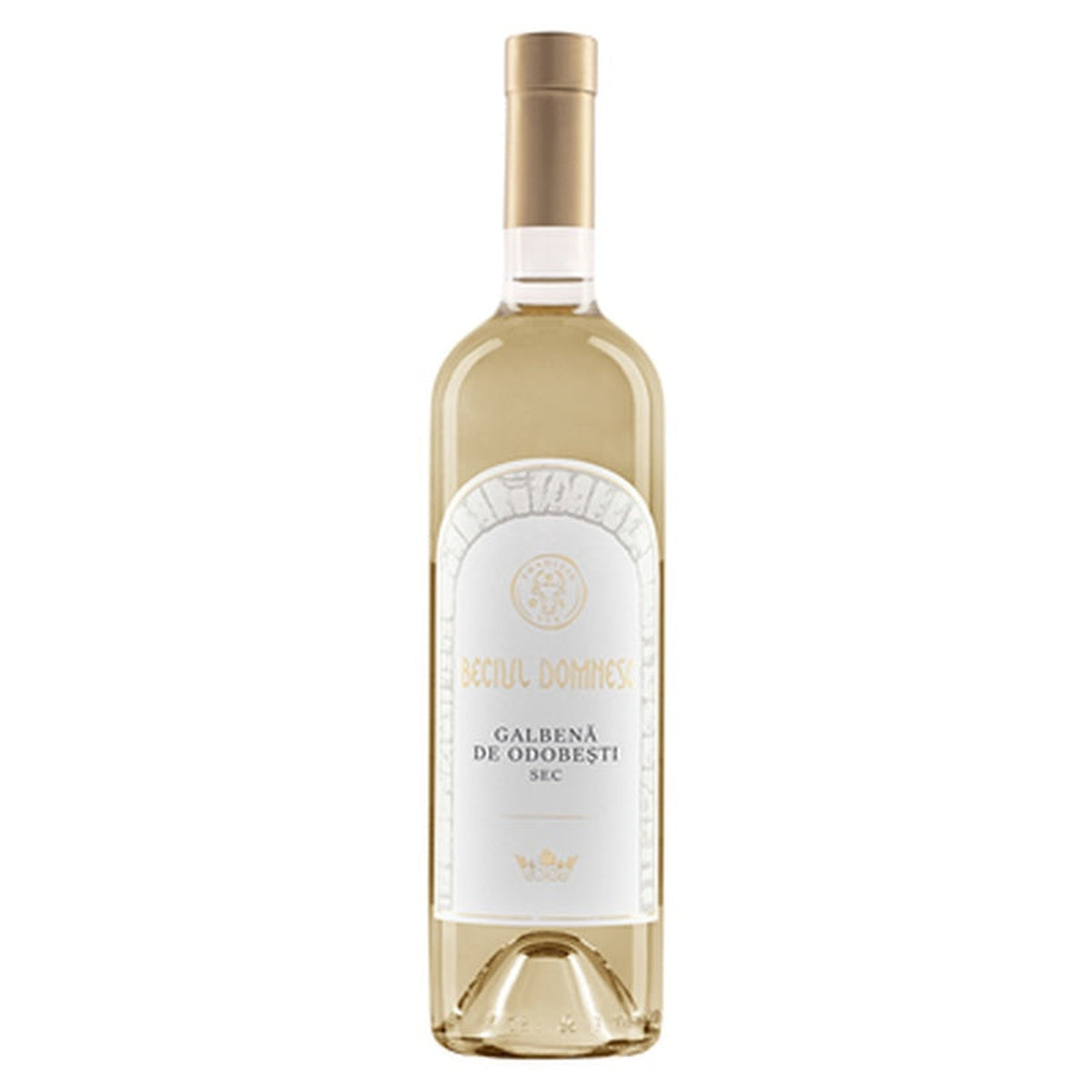 BECIUL DOMNESC Galbena de Odobesti Vin Alb SGR 0,75 L
