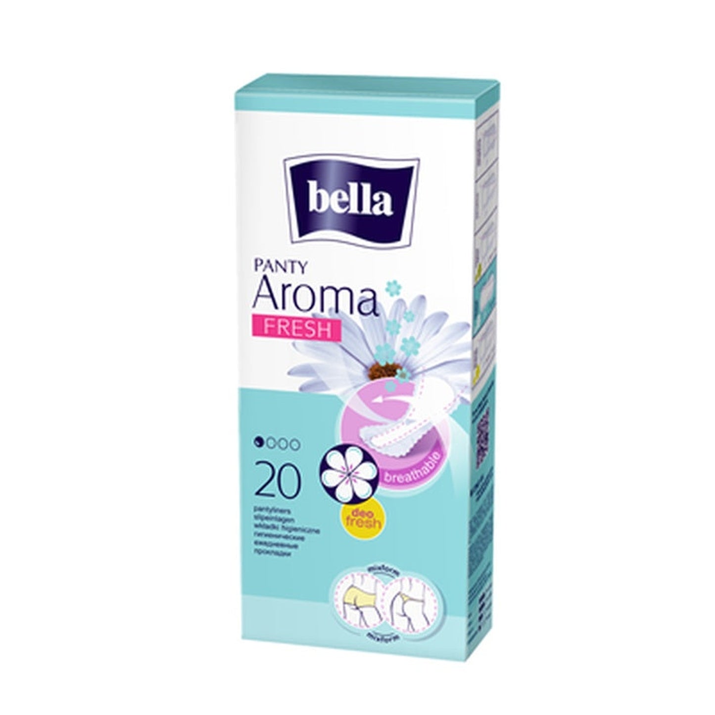 BELLA Panty Absormante zilnice Aroma Fresh 20 bucati