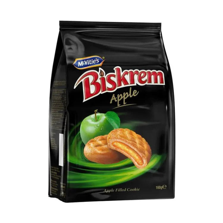 BISKREM Biscuti cu Crema de Mere 160 g - WALTI