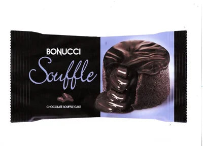 BONUCCI SOUFFLE Prajitura de Cacao cu Glazura si Crema de Cacao 50 g - WALTI