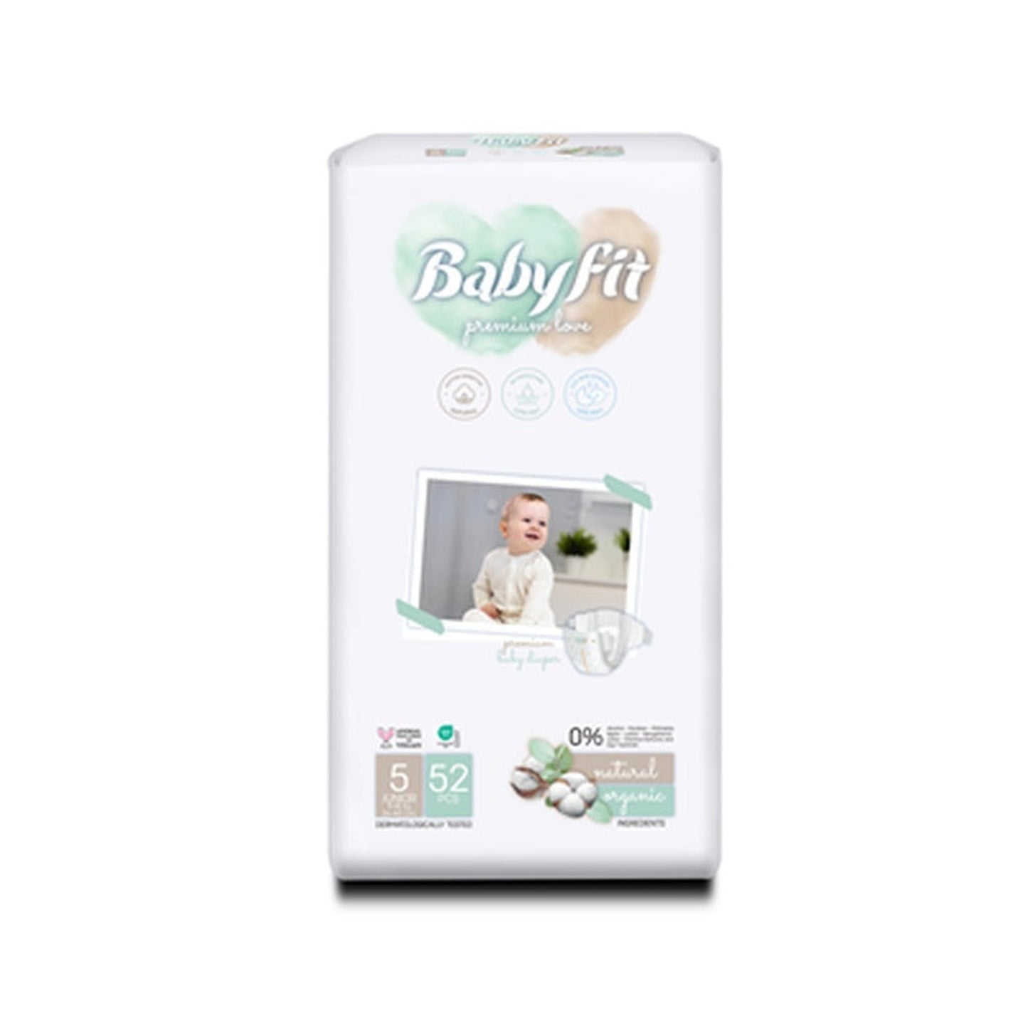 Baby fit Scutece Junior 52 Bucati Numarul 5