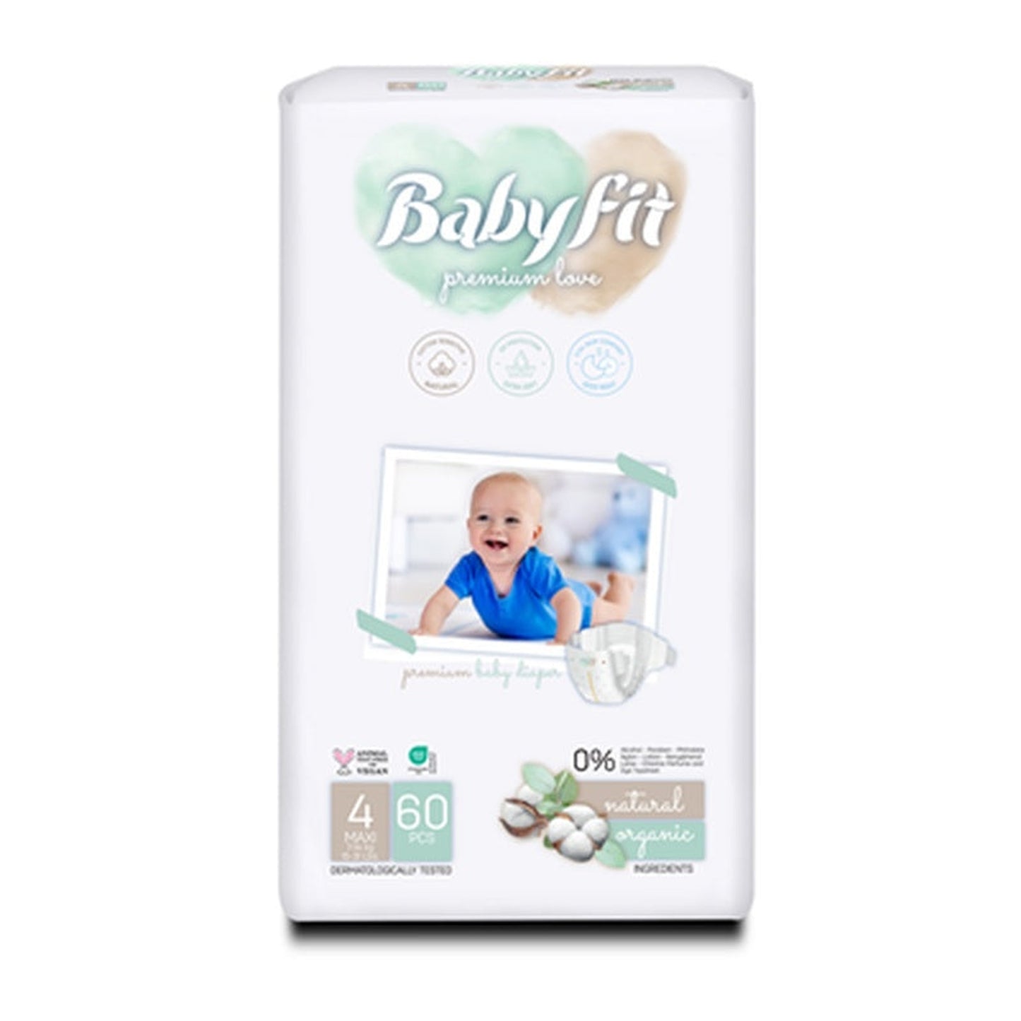 Baby fit Scutece Maxi 60 Bucati Numarul 4