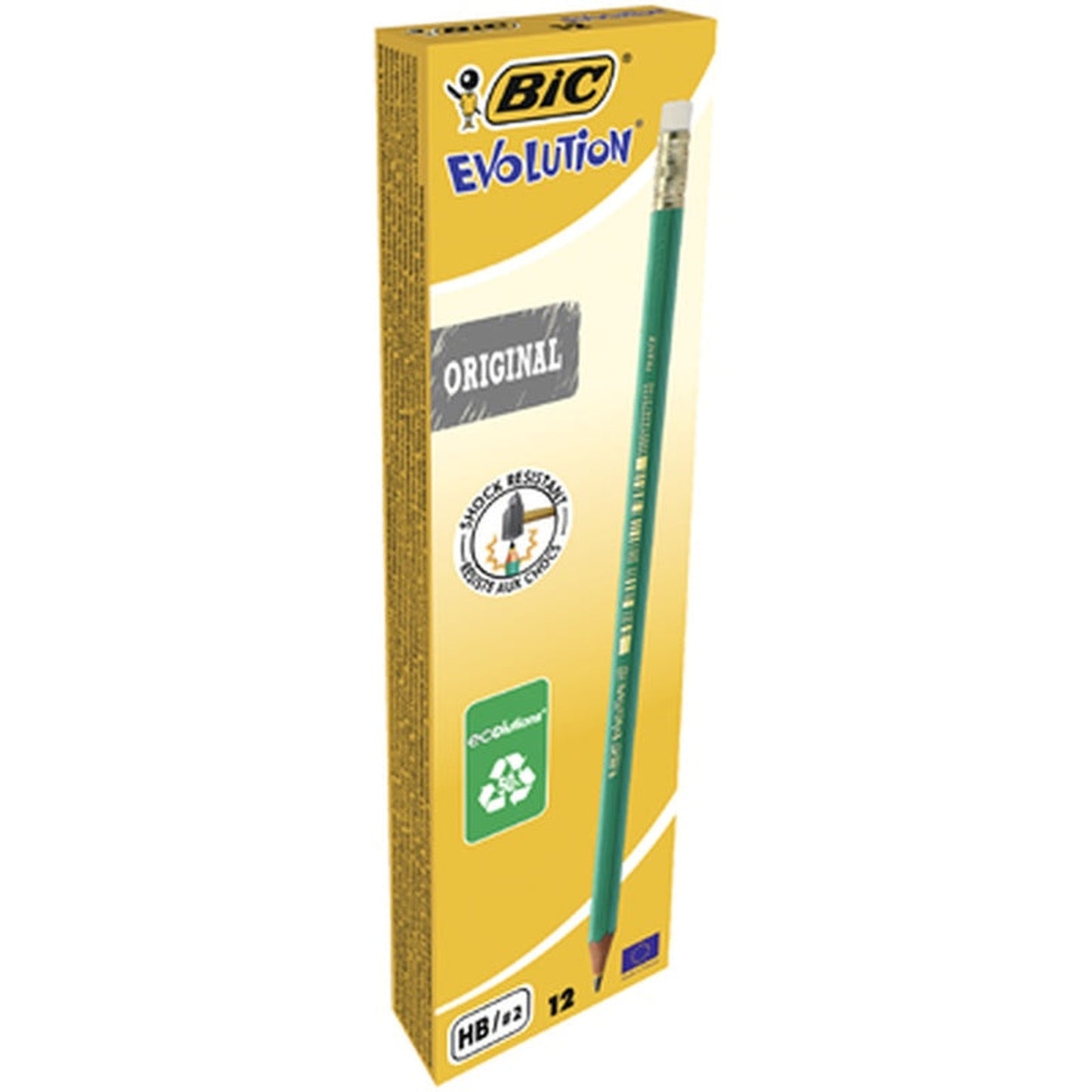 BiC Eco Creione Hb Flexibile cu Guma 12 bucati