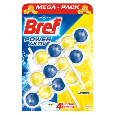 Bref Power Aktiv Odorizant Toaleta Lemon 150 g - WALTI