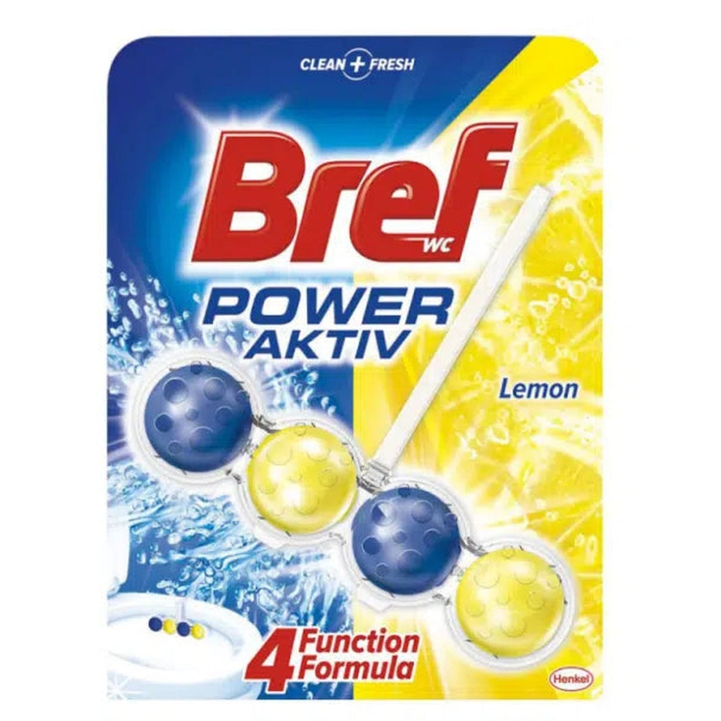 Bref Power Aktiv Odorizant Toaleta Lemon 50 g
