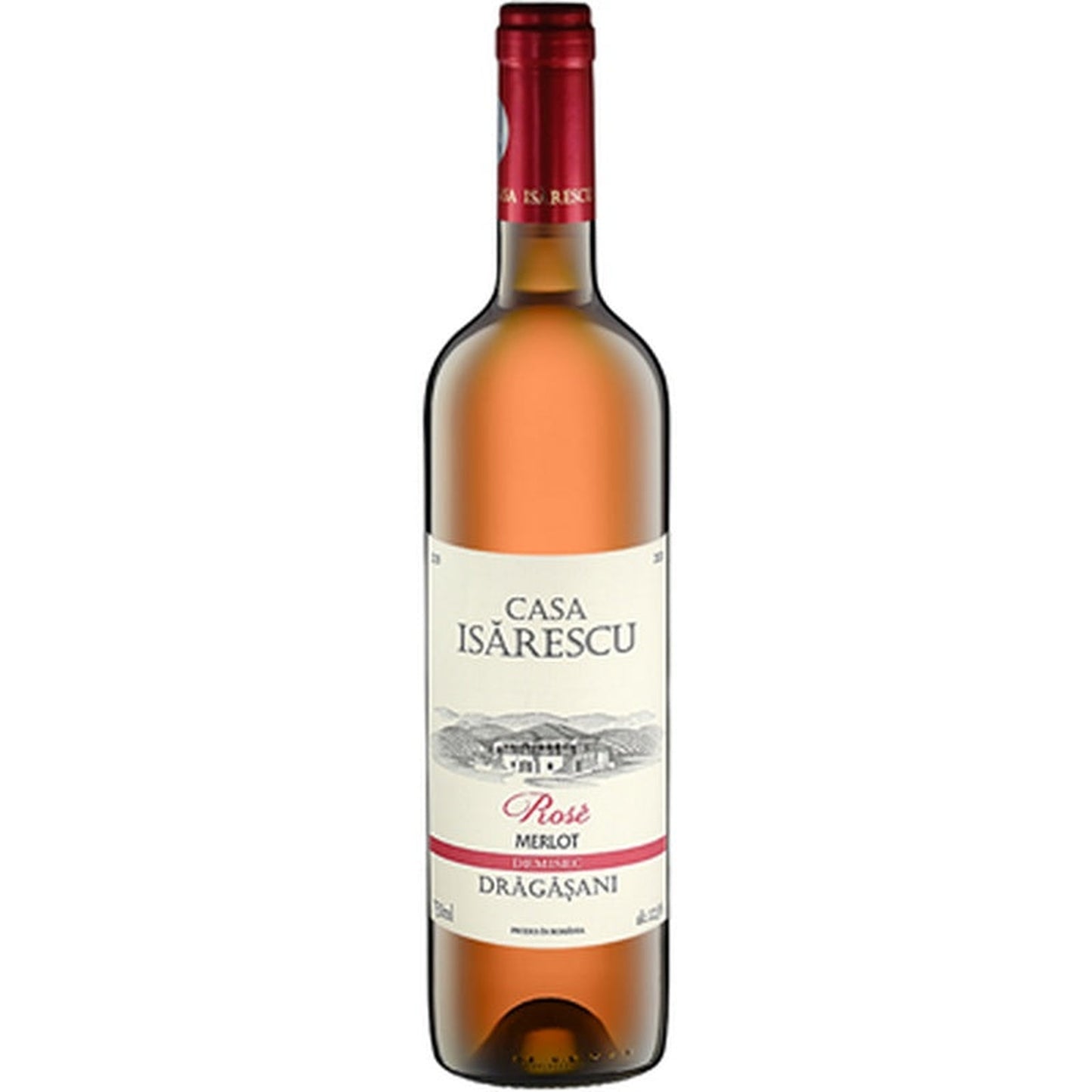CASA ISARESCU Merlot Dragasani Vin Rose Demisec SGR 0,75 L
