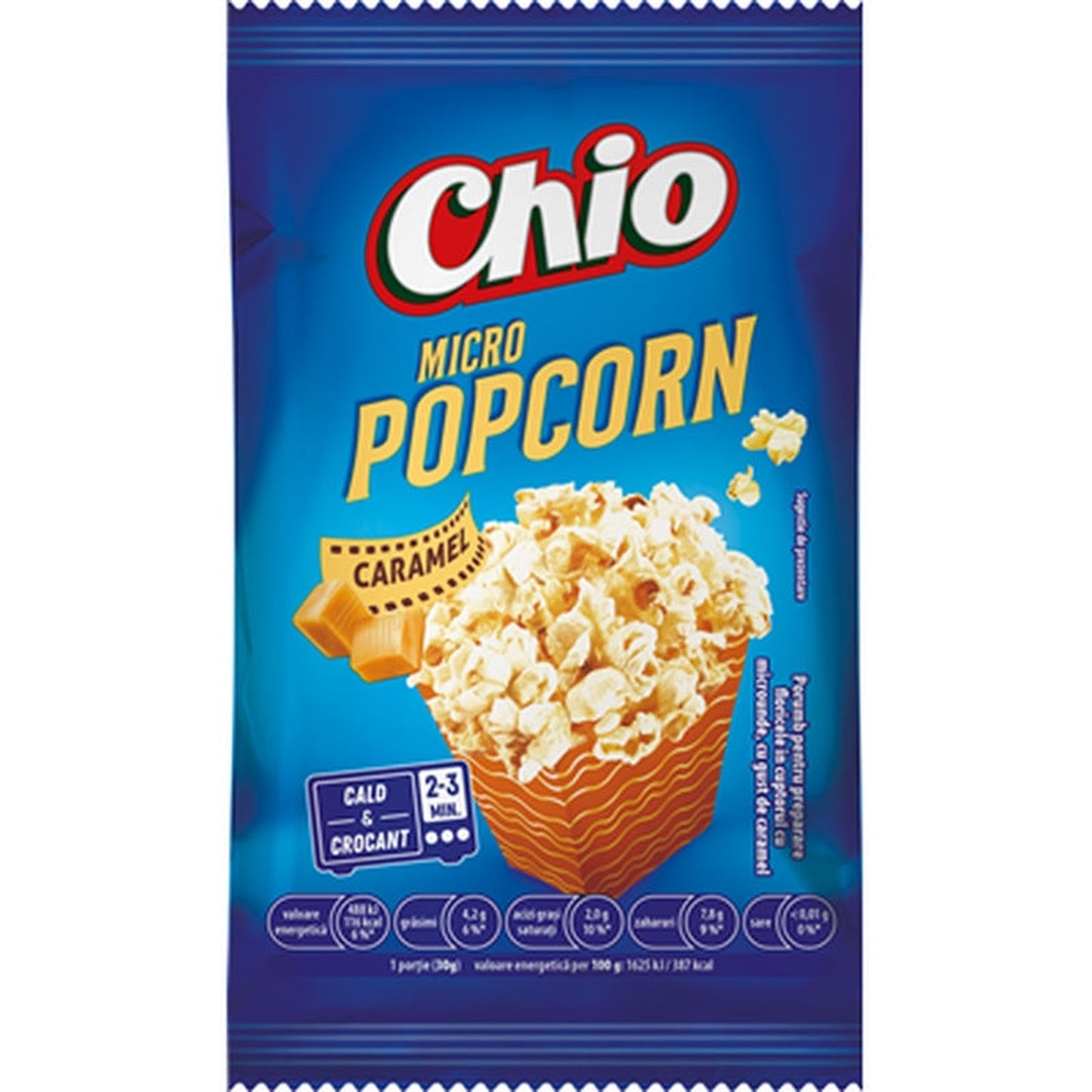 CHIO Popcorn Microunde Caramel 90 g