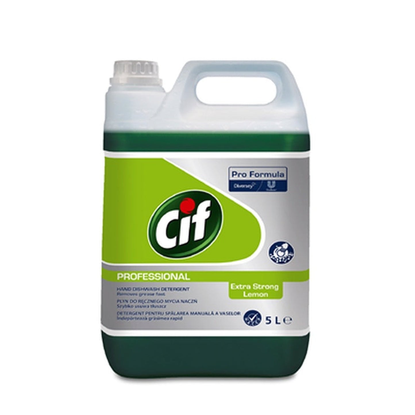 CIF PROFESSIONAL Detergent Manual de Spalat Vase Cu Parfum de Lamaie 5 L