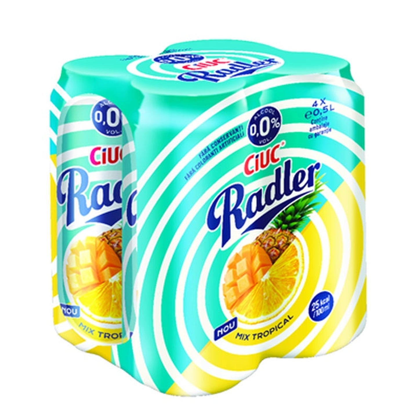 CIUC Radler Mix Tropical Bere Doza 0,0% SGR 4 x 0,5 L