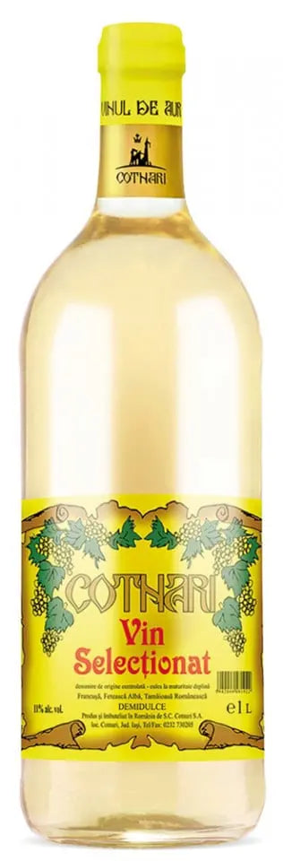 COTNARI SELECTIONAT Vin Alb SGR 1 L - WALTI