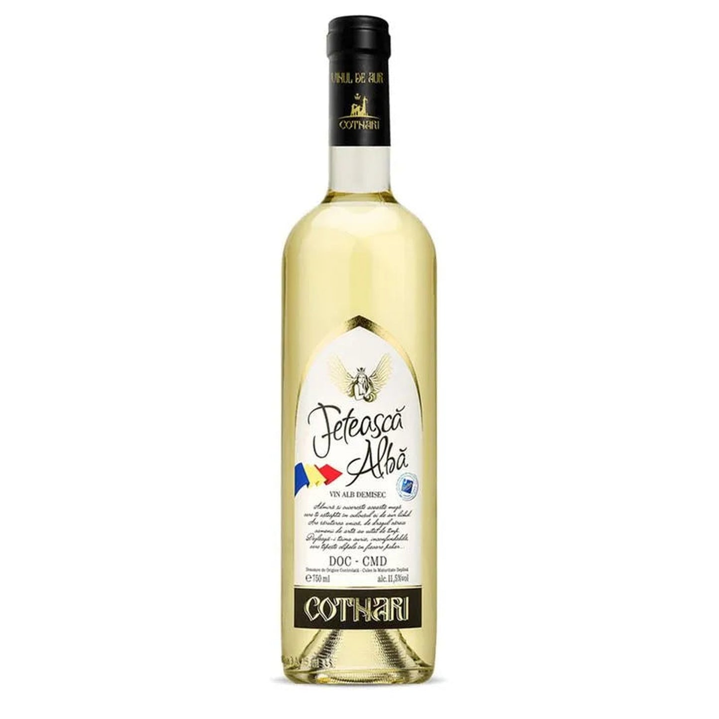 COTNARI Feteasca Alba Vin Alb Demisec SGR 0,75 L