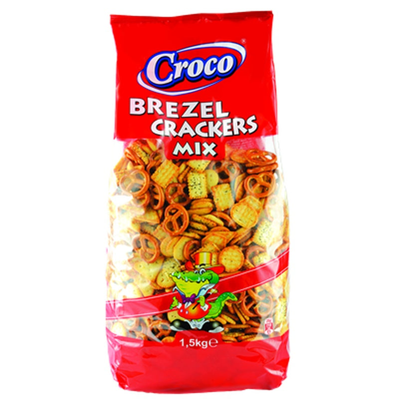 CROCO Mix Brezel & Crackers 1,5 Kg