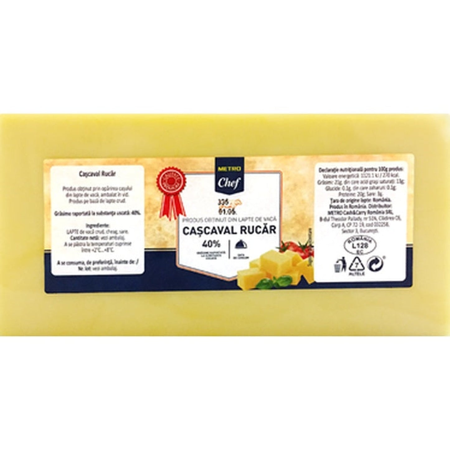 Chef Cascaval Rucar preț/kg (cca. 1.8-2.2 KG)