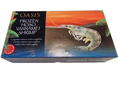 Creveti Cruzi Intregi Ecuador Calibru 30 - 40 g 2 Kg ❄