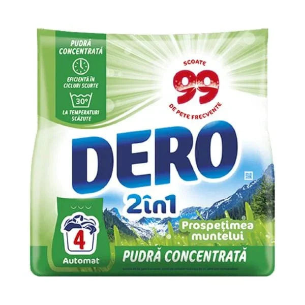 DERO 2 in 1 Detergent Rufe Prospetimea Muntelui 300 g - WALTI