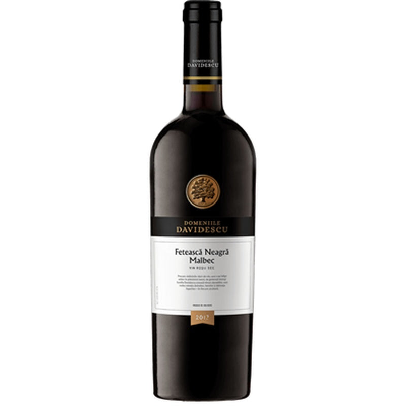 DOMENIILE DAVIDESCU Feteasca Neagra Malbec Vin Rosu Sec SGR 0,75 L