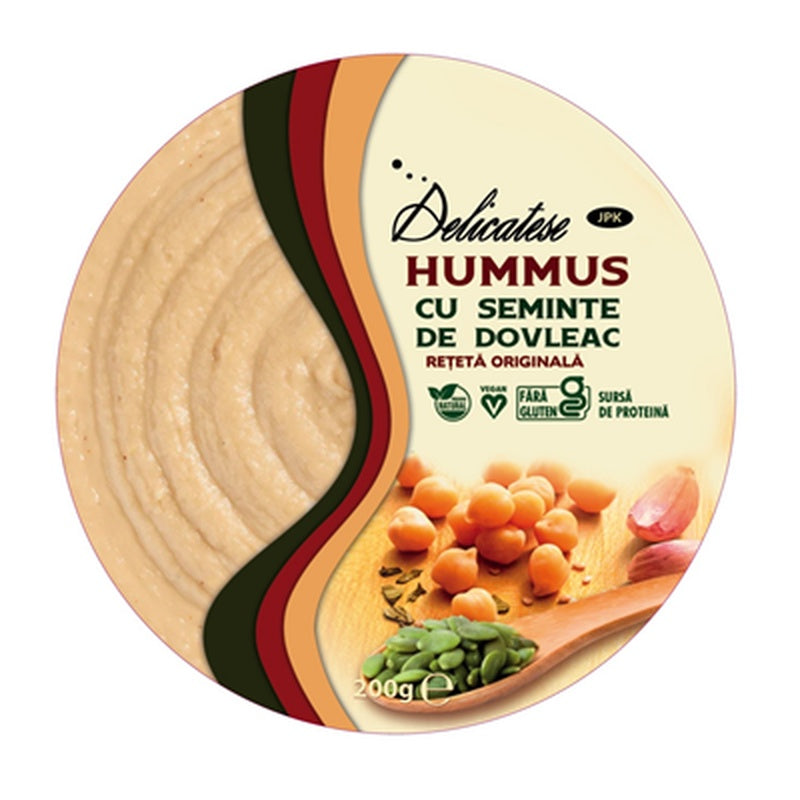 Delicatese Humus cu Seminte de Dovleac 200 g