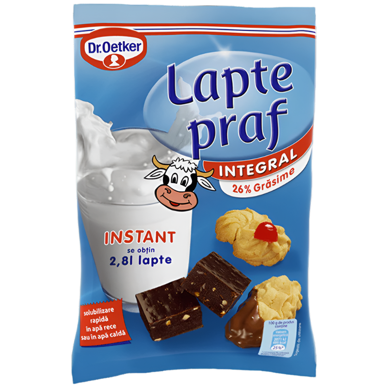 Dr. Oetker Lapte Praf Integral 380 g - WALTI