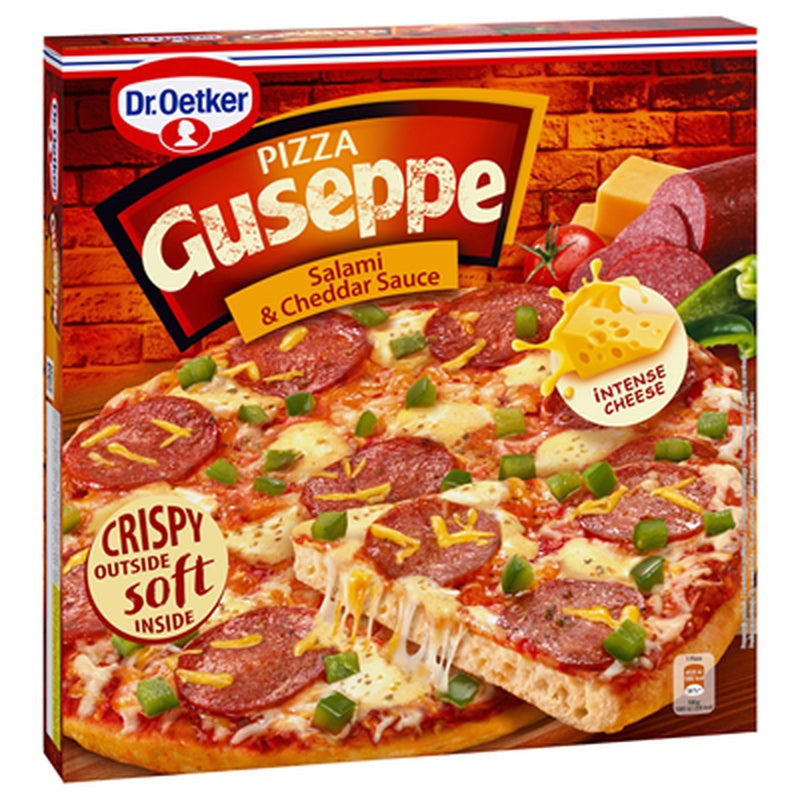 Dr.Oetker Guseppe Pizza Salam & Cheddar 418 g ❄