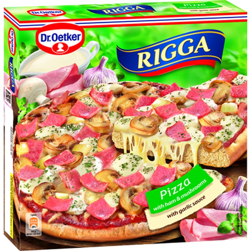 Dr.Oetker RIGGA Pizza Suncă & Ciuperci 270 g