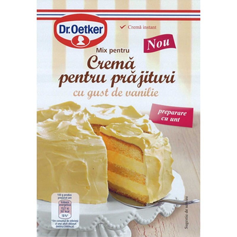 Dr. Oetker Crema Vanilie cu Unt 140 g