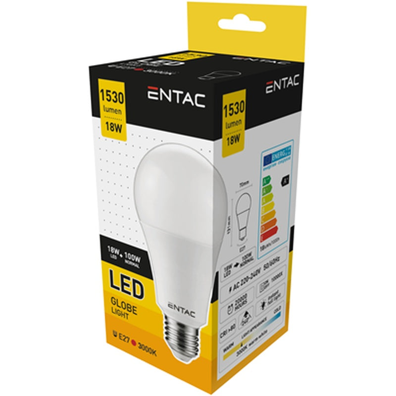 ENTAC Bec Led E27 18-100W