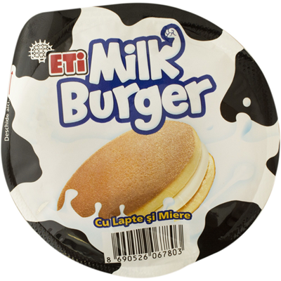ETi Milkburger Prajitura Miere&Lapte 35 g