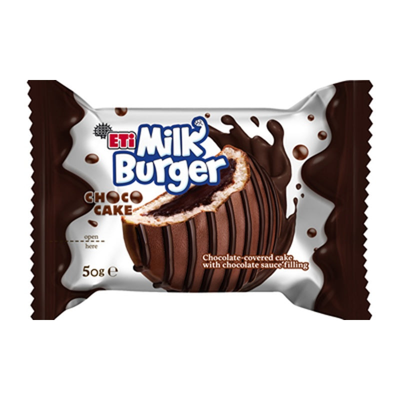 ETi Milk Burger Prajitura Ciocolata si Lapte 50 g