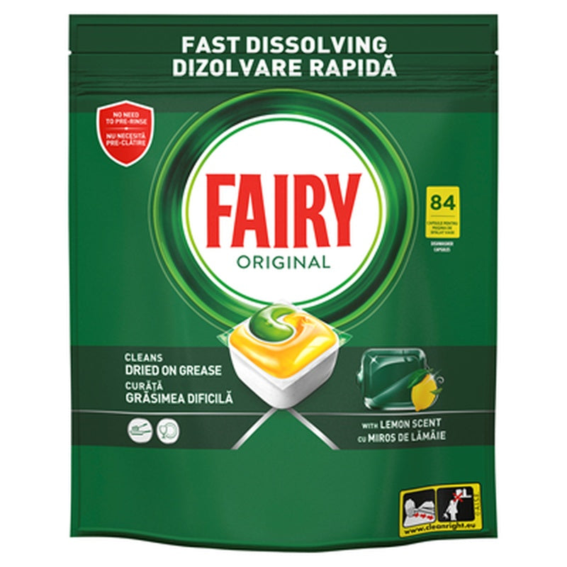 FAIRY Original Lamaie Detergent Masina Spalat Vase 84 capsule