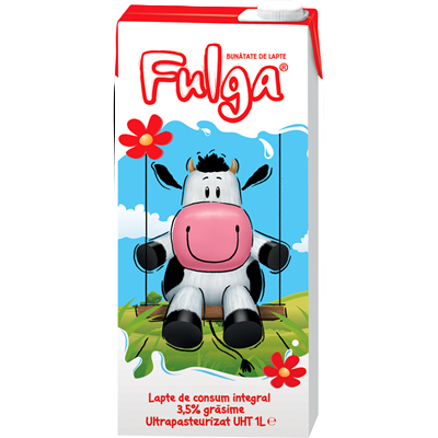 FULGA Lapte UHT 3.5% grasime 1 L
