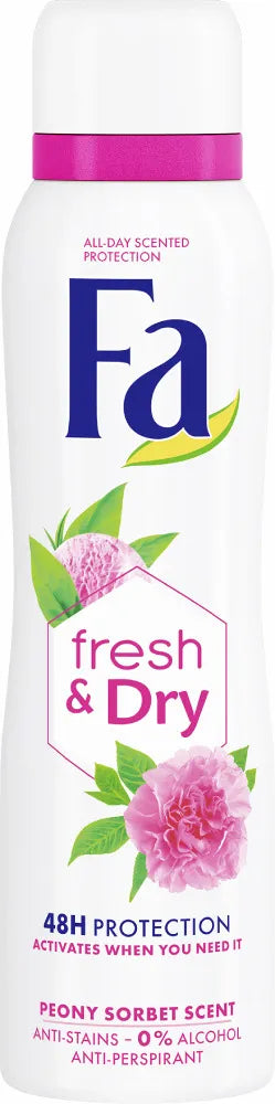 Fa Deodorant Spray Fresh & Dry Bujor 150 ml - WALTI