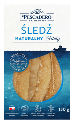 File Hering Afumat cu Piele 150 g
