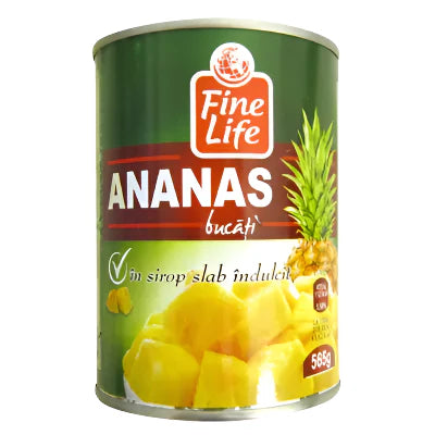 Fine Life Ananas bucati 565 g - WALTI