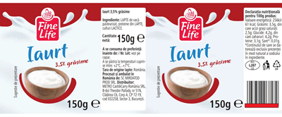 Fine Life Iaurt 3,5% 150 g