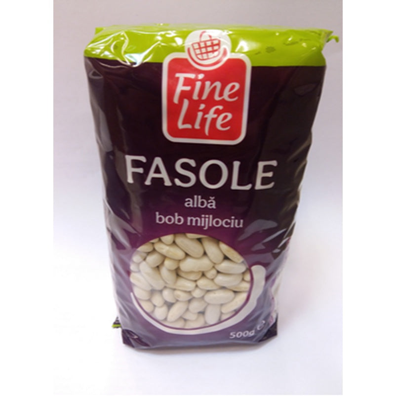 Fine Life Fasole cu Bob Mijlociu 500 g