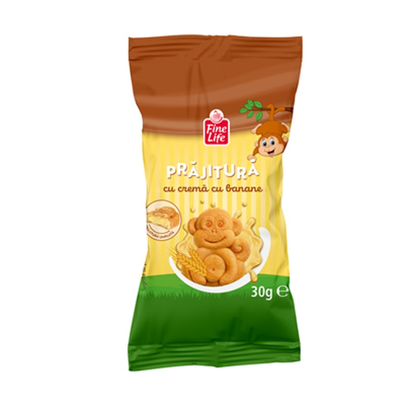 Fine Life Monkey Prajitura Banane 30 g