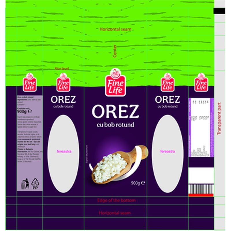 Fine Life Orez Bob Rotund 900 g